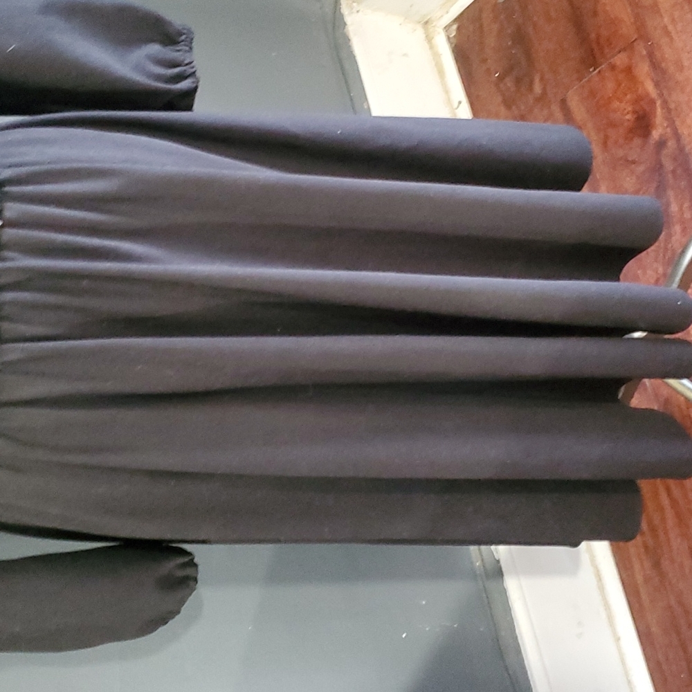 Vtg S.L.Petites vintage  black dress size 12 - Picture 8 of 14
